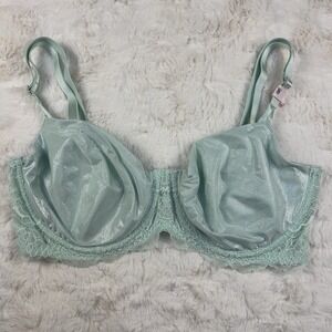 Victoria's Secret Dream Angels Unlined Push Up Bra Shimmer Mint Size Sz.34D